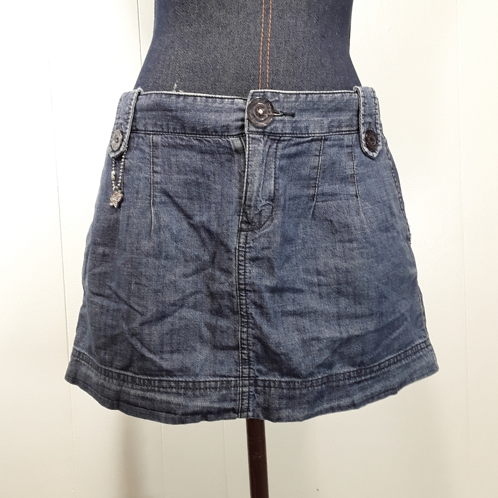 Fox girls jean mini skirt size 5